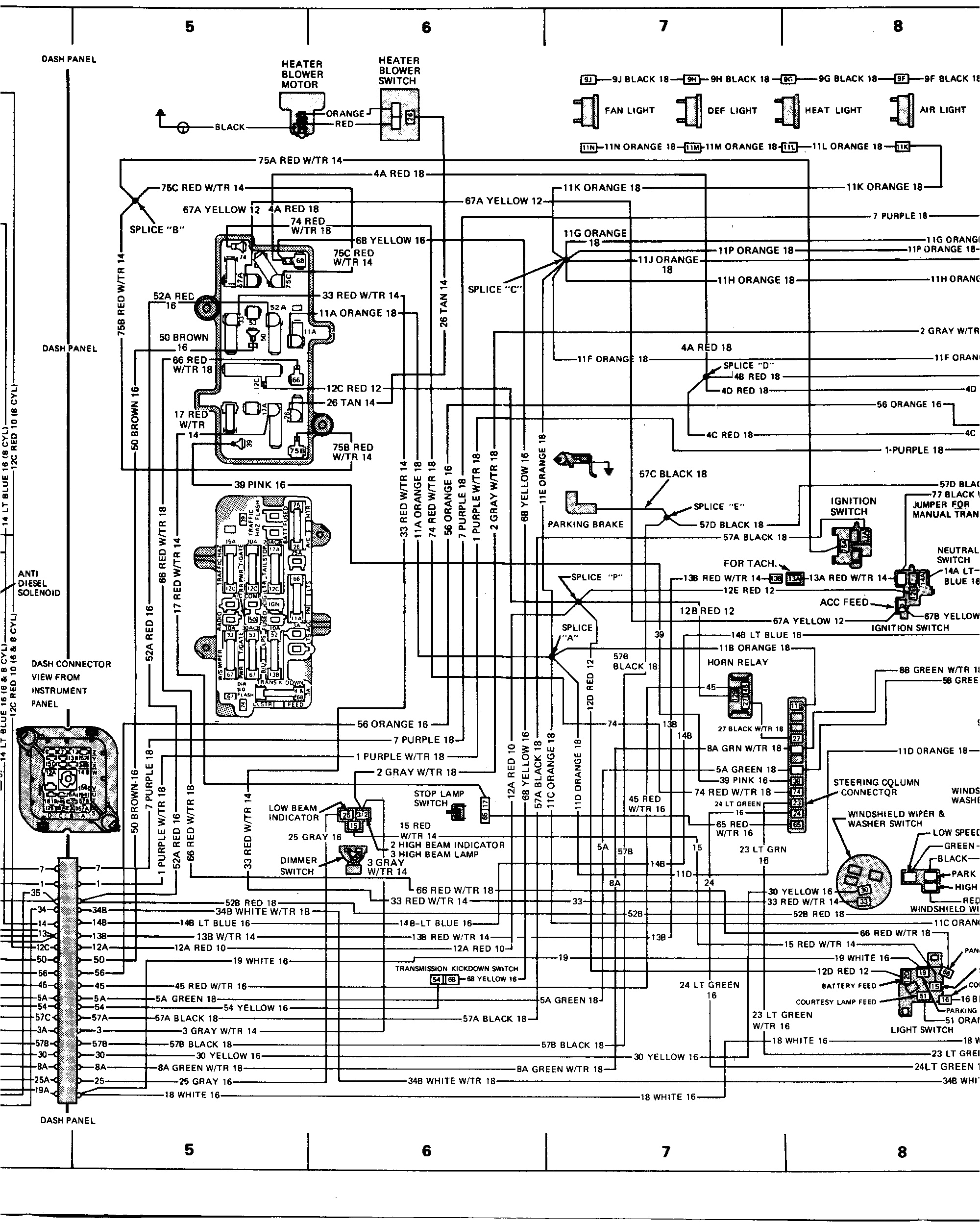 Jeep Wiring Harness Diagram 1979 Jeep Cj7 Wiring Harness Diagram Electrical Schematic Wiring