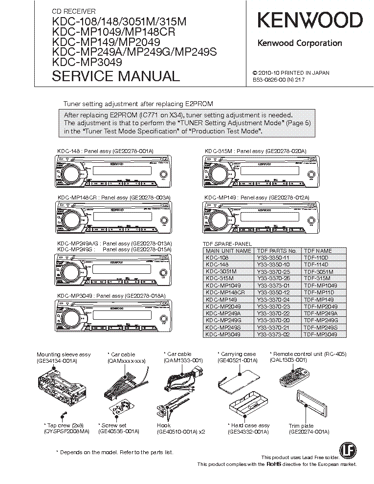 Kenwood Kdc 108 Wiring Diagram Wiring Diagram for Kenwood Kdc108 solved Wiring Diagram Page