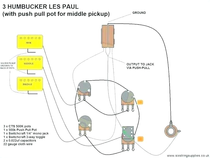Les Paul Wiring Diagram Push Pull Guitar Wiring Diagrams Push Pull Wiring Diagram 3 Pickup Guitar New Les Paul Wiring Diagram Push Pull Guitar Wiring Diagrams Push Pull Wiring Diagram 3 Pickup Guitar New