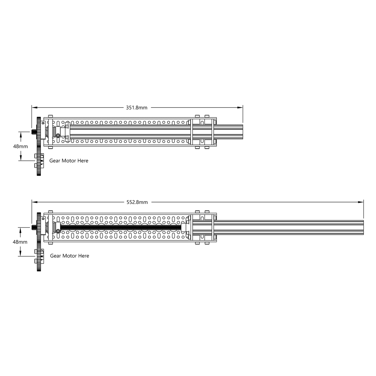 Linear Actuator Wiring Diagram Linear Actuator Kit 1120 Series 201mm Stroke 8mm Lead Gobilda Linear Actuator Wiring Diagram Linear Actuator Kit 1120 Series 201mm Stroke 8mm Lead Gobilda