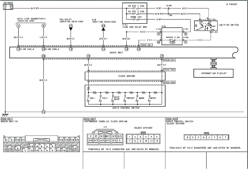 Mazda 626 Wiring Diagram Mazda 6 Circuit Diagram Wiring Diagram Standard
