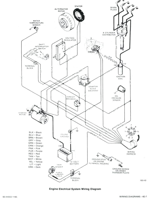 Mercruiser 470 Voltage Regulator Wiring Diagram Mercruir 470 Wiring Diagram Travelersunlimited Club