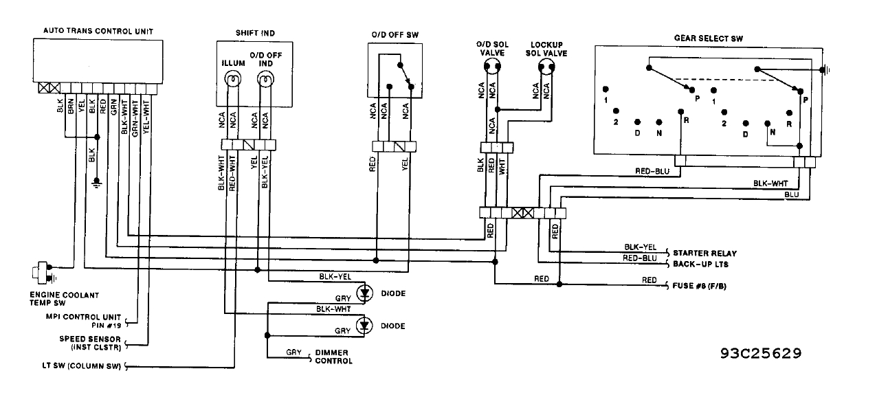 Mity Max Wiring Diagram My 1994 Mighty Max Will Not Shift Into Overdrive Indicator Light Mity Max Wiring Diagram My 1994 Mighty Max Will Not Shift Into Overdrive Indicator Light
