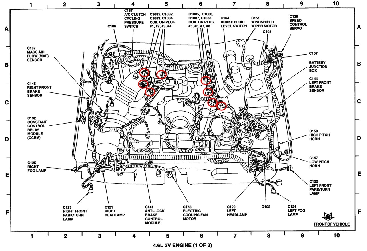 Mustang Wiring Harness Diagram 2001 Mustang 3 8 Wiring Harness Wiring Diagram Blog