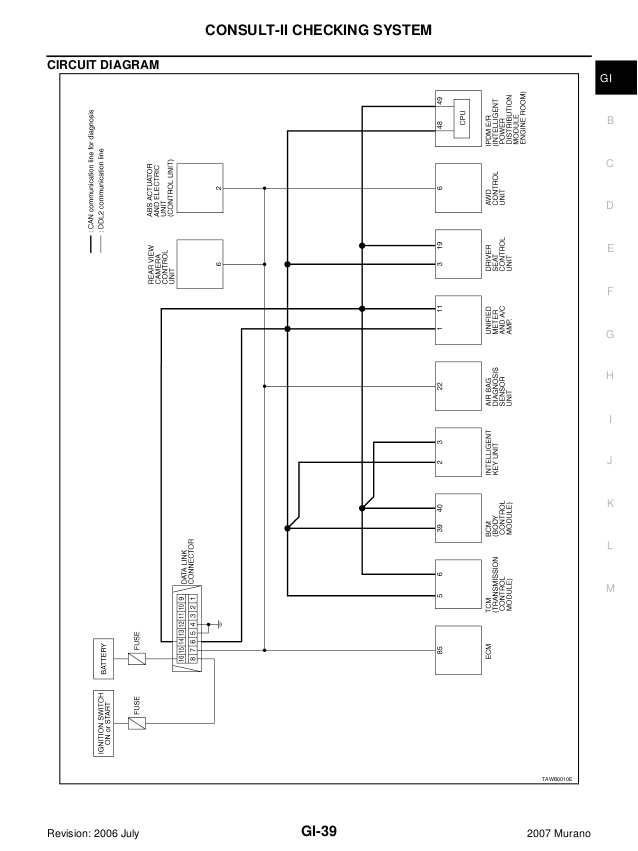 Nissan Murano Wiring Diagram 2007 Nissan Murano Service Repair Manual