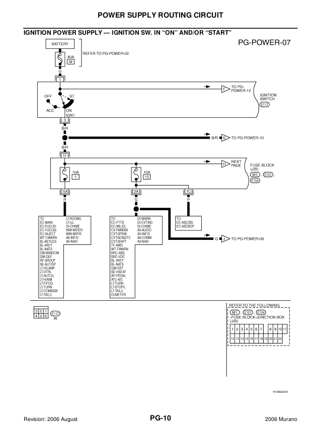 Nissan Murano Wiring Diagram Nissan Murano Wiper Fuse Wiring Diagram