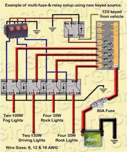 Off Road Light Wiring Diagram with Relay Wiring Diagram for Off Road Lights Elegant Automotive Electrical