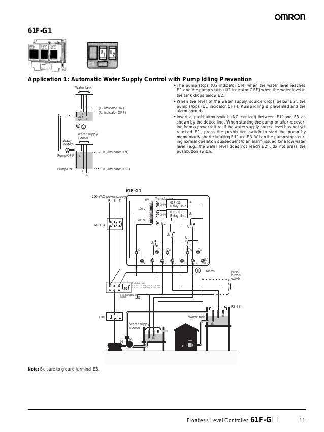 Omron 61f G Ap Wiring Diagram 61f Floatless Level Controller Datasheet Omron 61f G Ap Wiring Diagram 61f Floatless Level Controller Datasheet