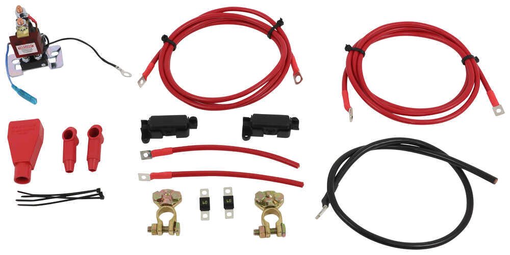 Red Arc Dual Battery System Wiring Diagram Redarc Smart Start Battery isolator with Wiring Kit 12 Volt 100