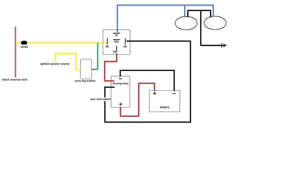Reverse Light Wiring Diagram Help Wiring Auxiliary Reverse Lights Tacoma World