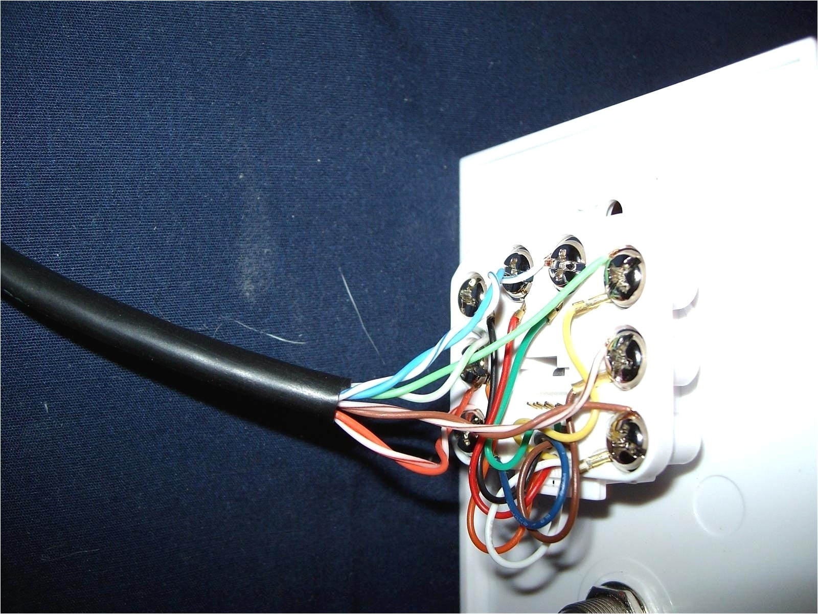 Rj45 Wall Jack Wiring Diagram Ce Tech Cat5e Wire Diagram Data Schematic Diagram