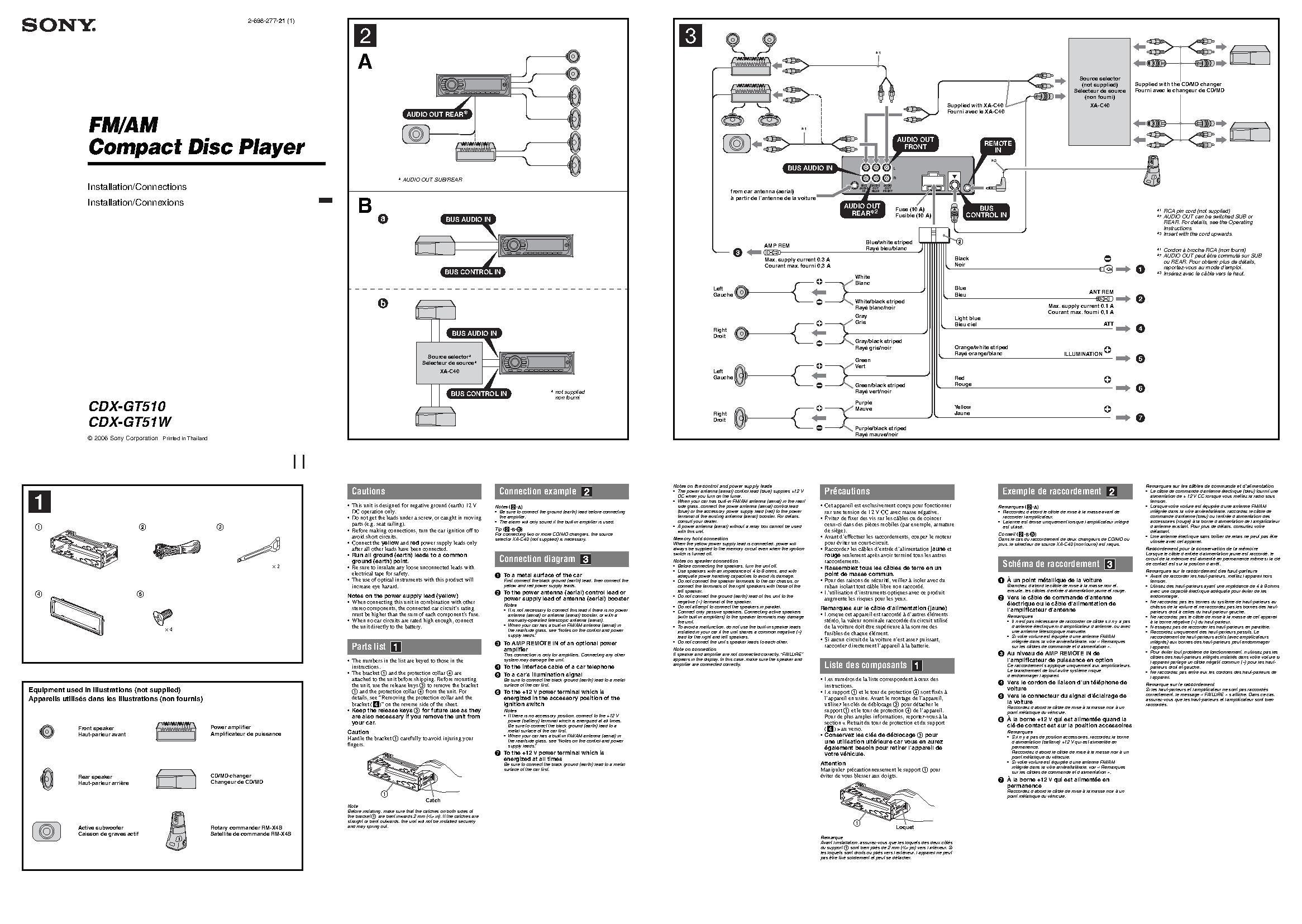 Sony Cdx Gt32w Wiring Diagram Wire Diagram Cdx Gt700hd Wiring Diagram Ebook