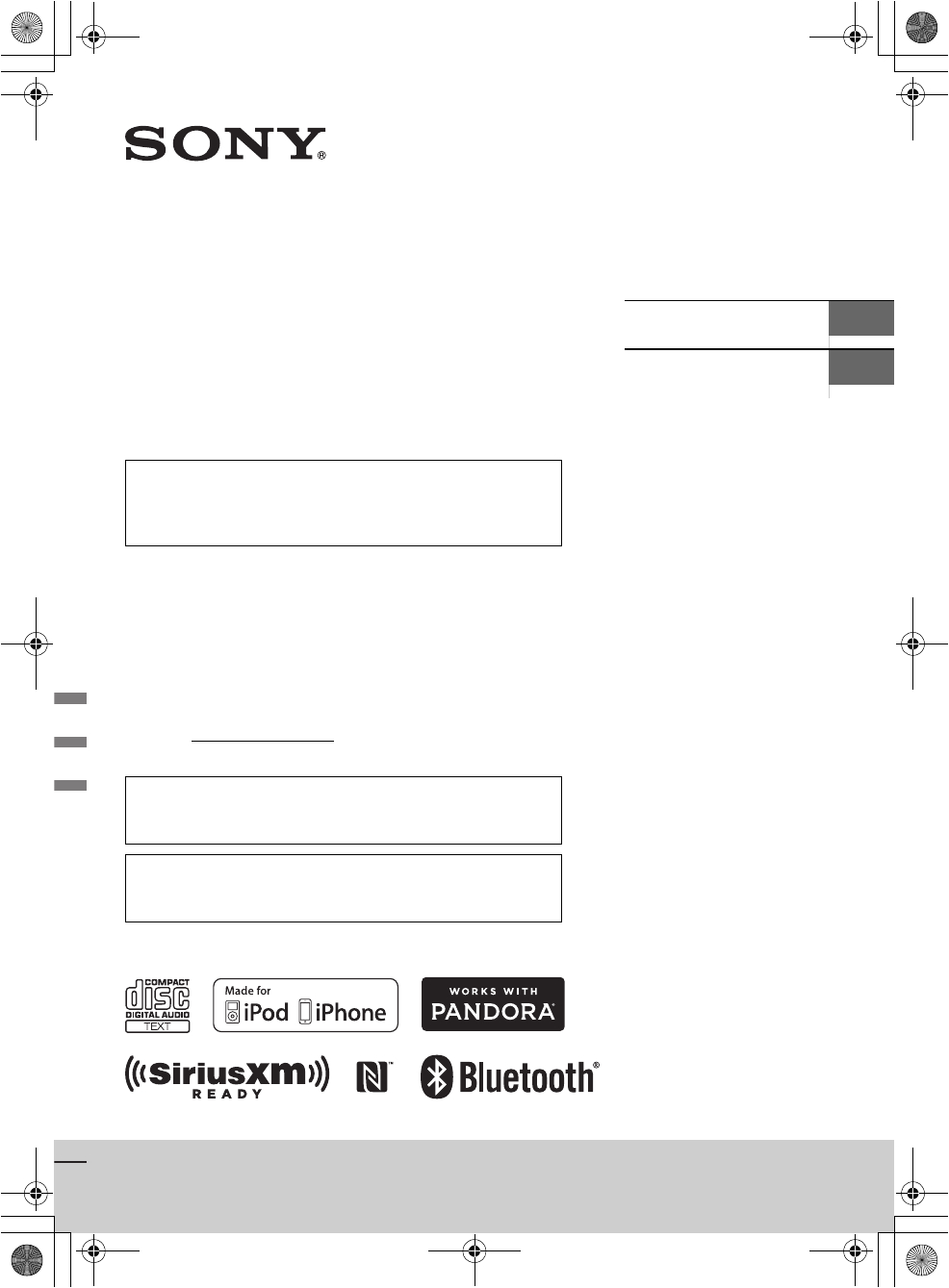 Sony Mex R1 Wiring Diagram sony Mexxb100bt Bluetooth Audio System User Manual Mex Xb100bt Sony Mex R1 Wiring Diagram sony Mexxb100bt Bluetooth Audio System User Manual Mex Xb100bt