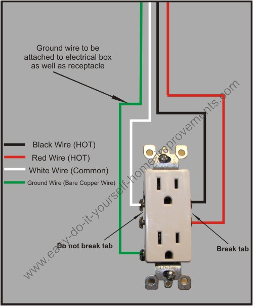 Split Receptacle Wiring Diagram Wiring A Plug Diagram Wiring Diagram Blog
