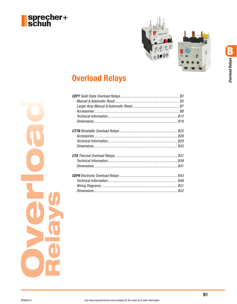 Sprecher Schuh Ca7 Wiring Diagram Cep7 solid State Overload Relays Ct7n Ct8 Bimetallic thermal Sprecher Schuh Ca7 Wiring Diagram Cep7 solid State Overload Relays Ct7n Ct8 Bimetallic thermal