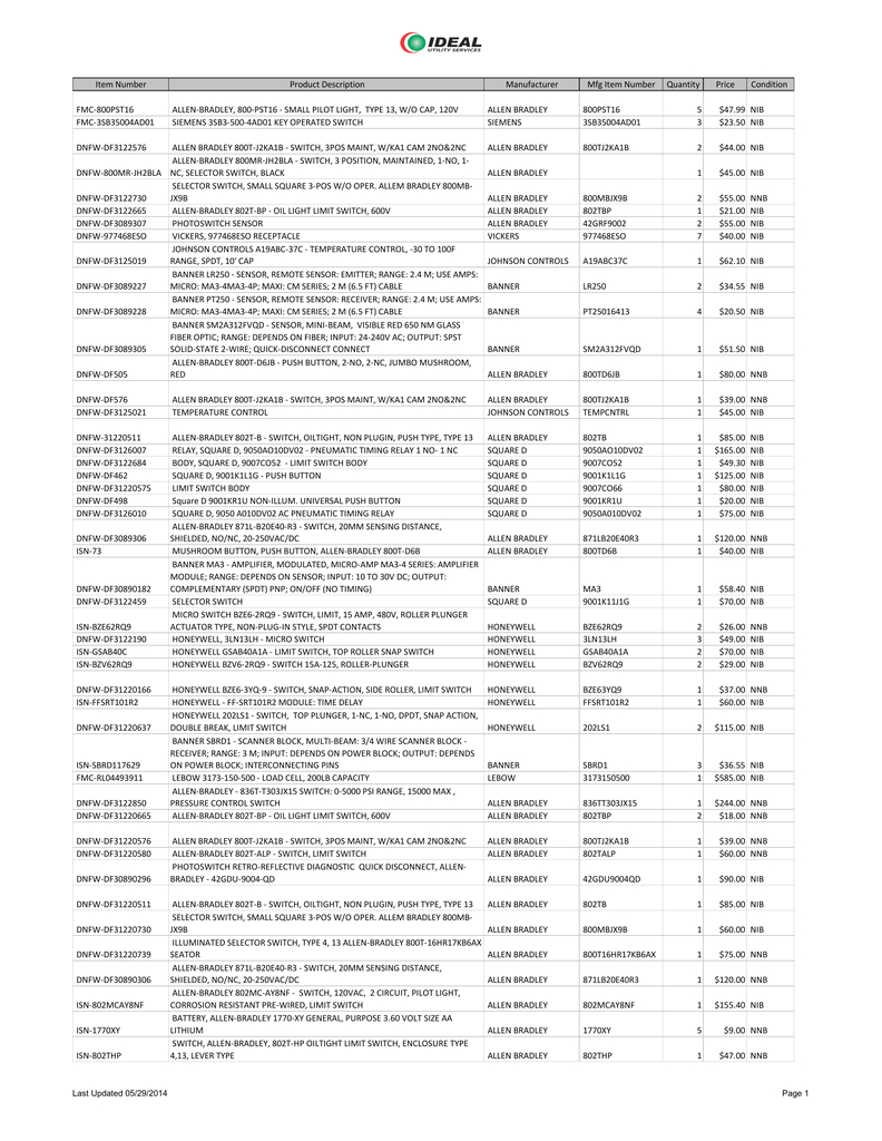 Sprecher Schuh Ca7 Wiring Diagram Copy Of Electrical Inventory