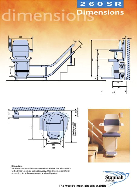 Stannah 260 Wiring Diagram Stannah 260sr Dimensions Technical Data
