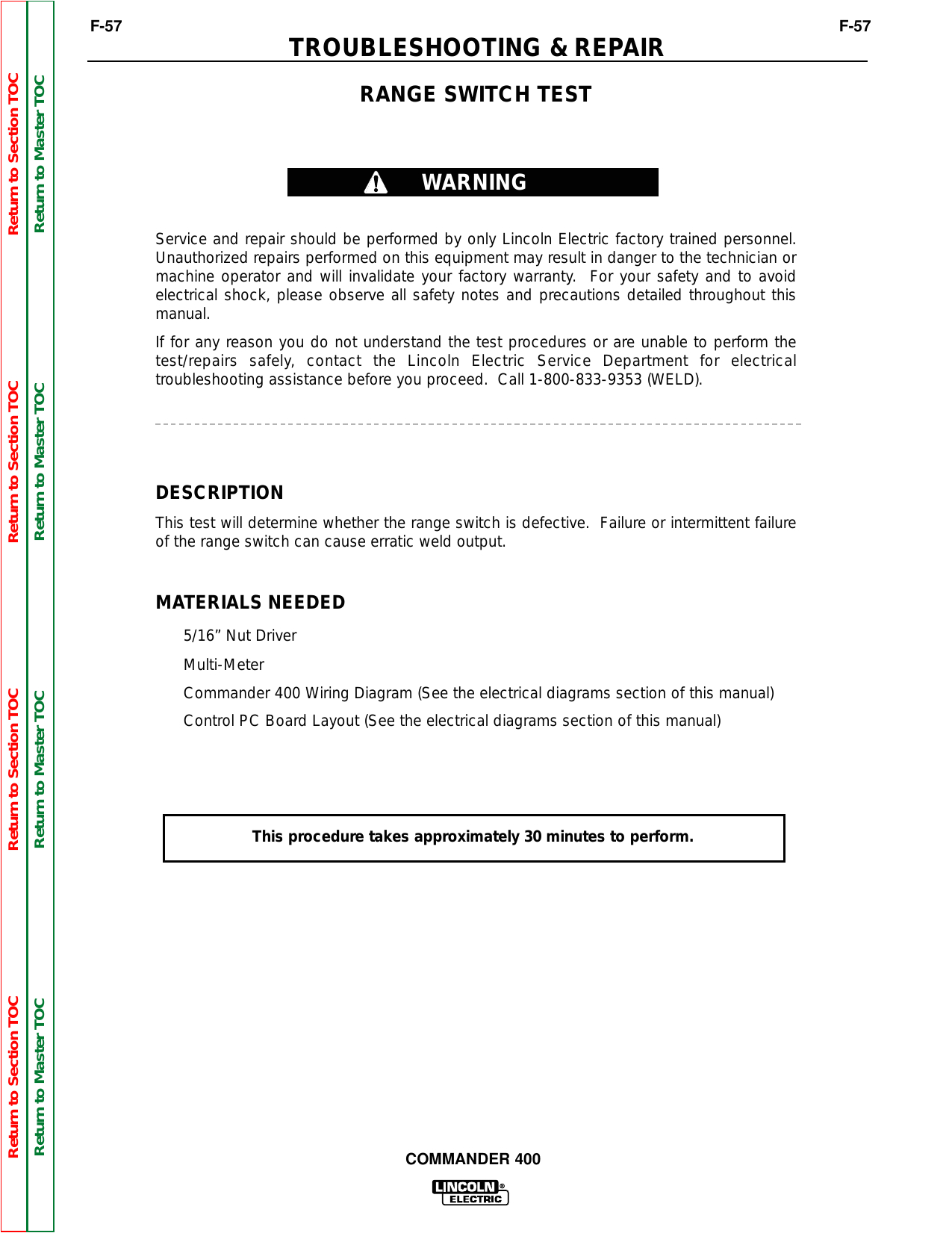 Sure Bail Float Switch Wiring Diagram Lincoln Electric Commander 400 Svm133 B Users Manual Svm133b Sure Bail Float Switch Wiring Diagram Lincoln Electric Commander 400 Svm133 B Users Manual Svm133b