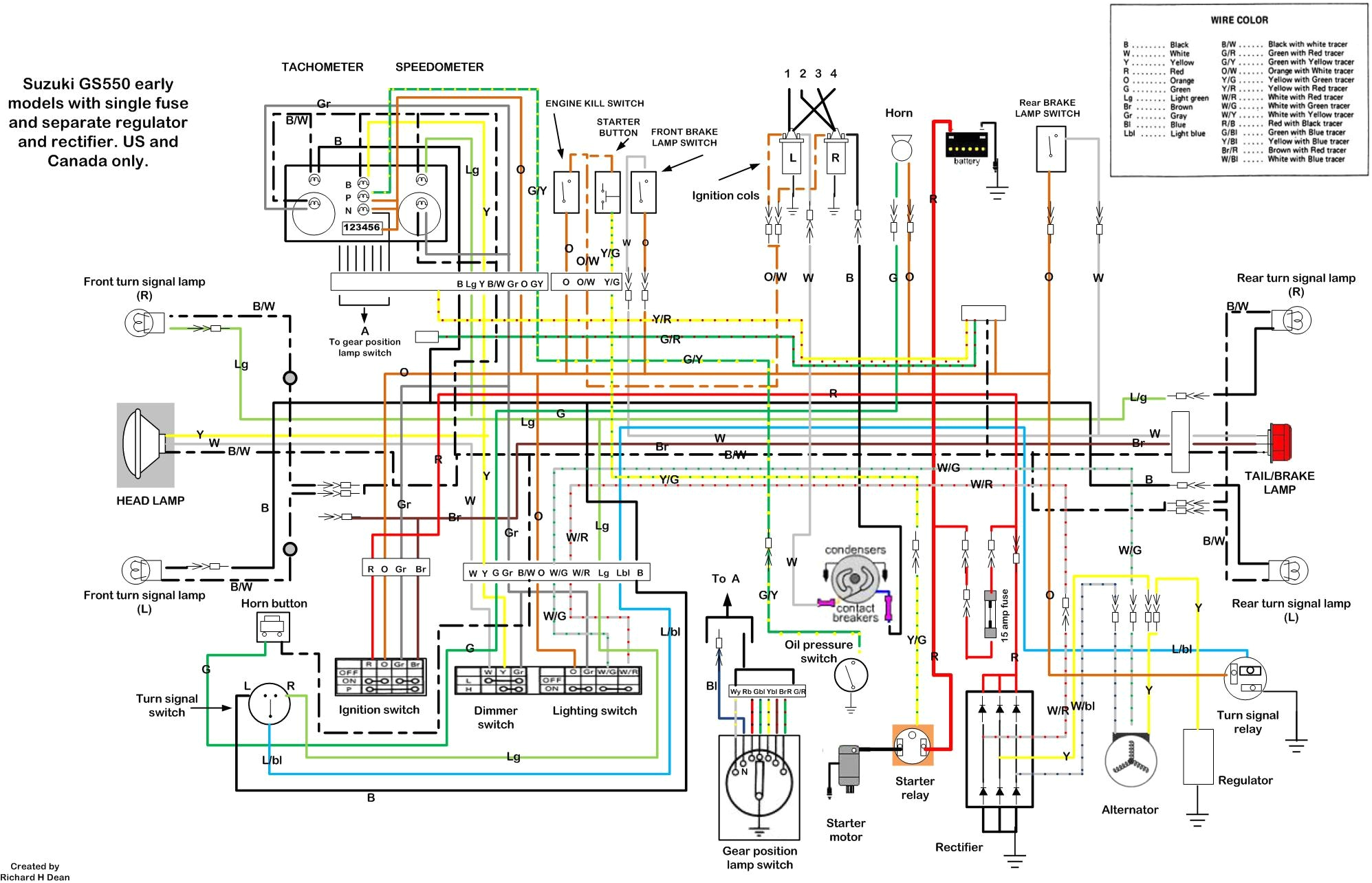 Suzuki Gn400 Wiring Diagram Suzuki S Amp P 400 Wiring Wiring Diagram