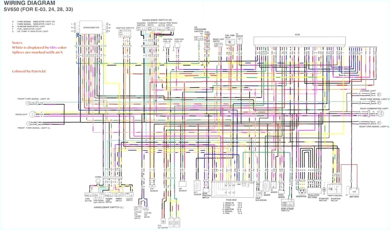 Sv1000 Wiring Diagram Faq Colored Wiring Diagram Gt All Sv650 Models Suzuki Wiring Diagram