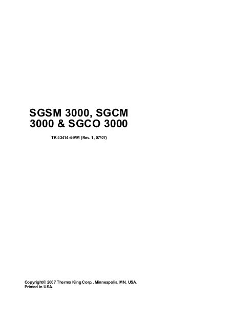 Thermo King Alternator Wiring Diagram thermo King Operations Manual Florens Container Services Thermo King Alternator Wiring Diagram thermo King Operations Manual Florens Container Services