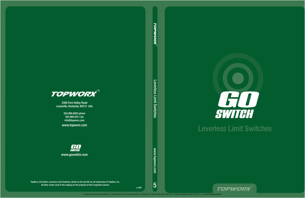 Topworx Wiring Diagram Go Switch Leverless Limit Switches Manualzz Com