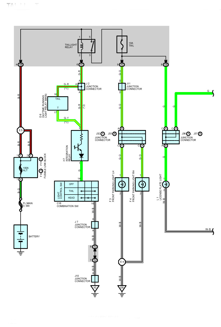 Toyota Tacoma Tail Light Wiring Diagram Light Wiring for toyota Wiring Diagram Centre Toyota Tacoma Tail Light Wiring Diagram Light Wiring for toyota Wiring Diagram Centre