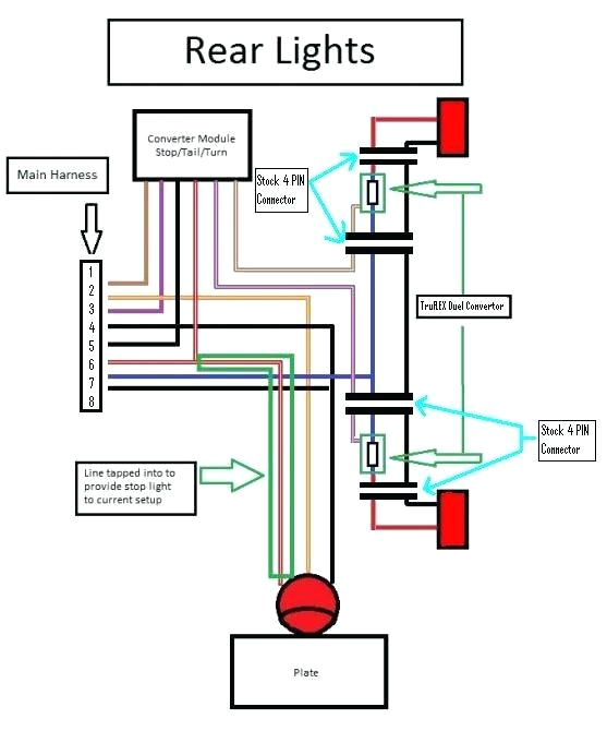 Toyota Tacoma Tail Light Wiring Diagram Light Wiring for toyota Wiring