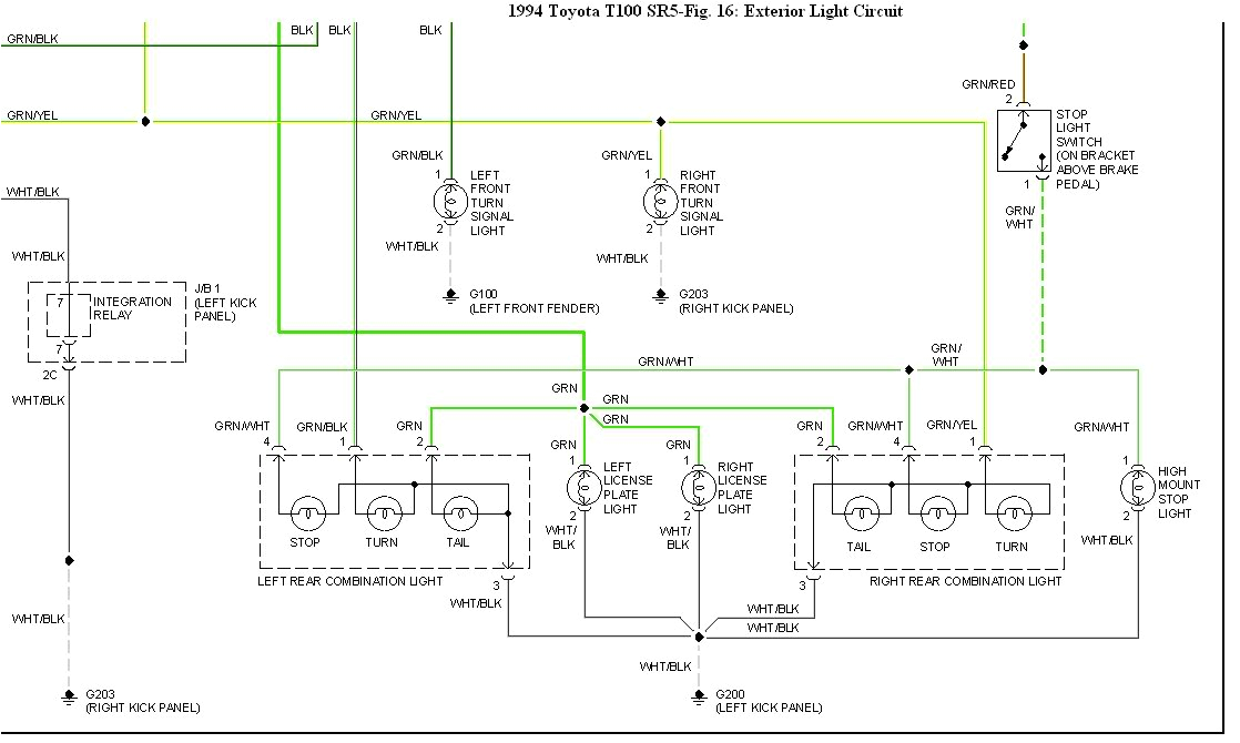 Toyota Tacoma Tail Light Wiring Diagram toyota Tail Light Wiring Wiring Diagram Toyota Tacoma Tail Light Wiring Diagram toyota Tail Light Wiring Wiring Diagram