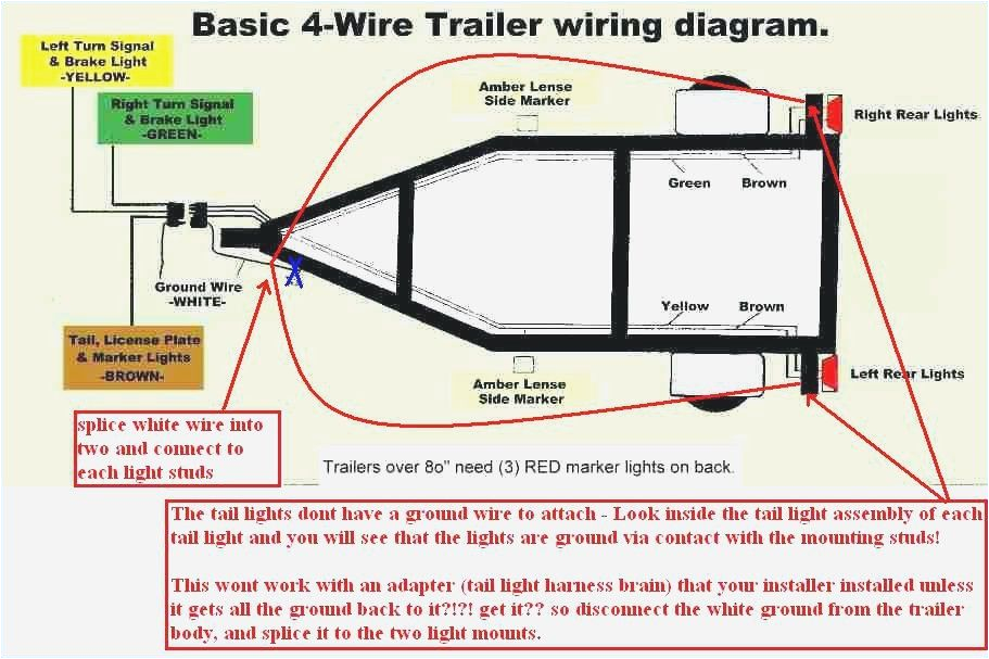Trailer Wiring Diagram 4 Way Farm Trailer Wiring Diagram Blog Wiring Diagram