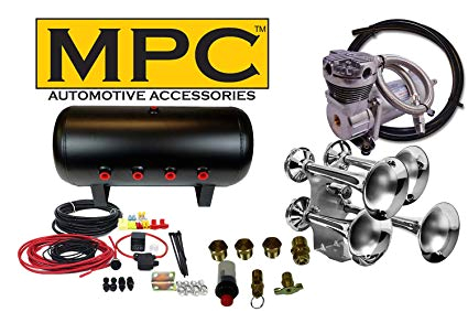 Train Horn Wiring Diagram Amazon Com Mpc Giant Quad Train Horn Kit for Trucks Cars Train Horn Wiring Diagram Amazon Com Mpc Giant Quad Train Horn Kit for Trucks Cars