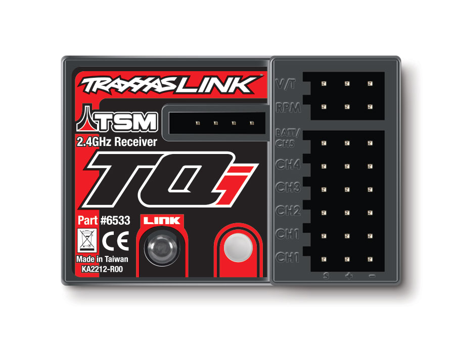 Traxxas Tqi Receiver Wiring Diagram Micro Receiver Tqi 2 4ghz W Telemetry Tsm 5 Channel Tra6533