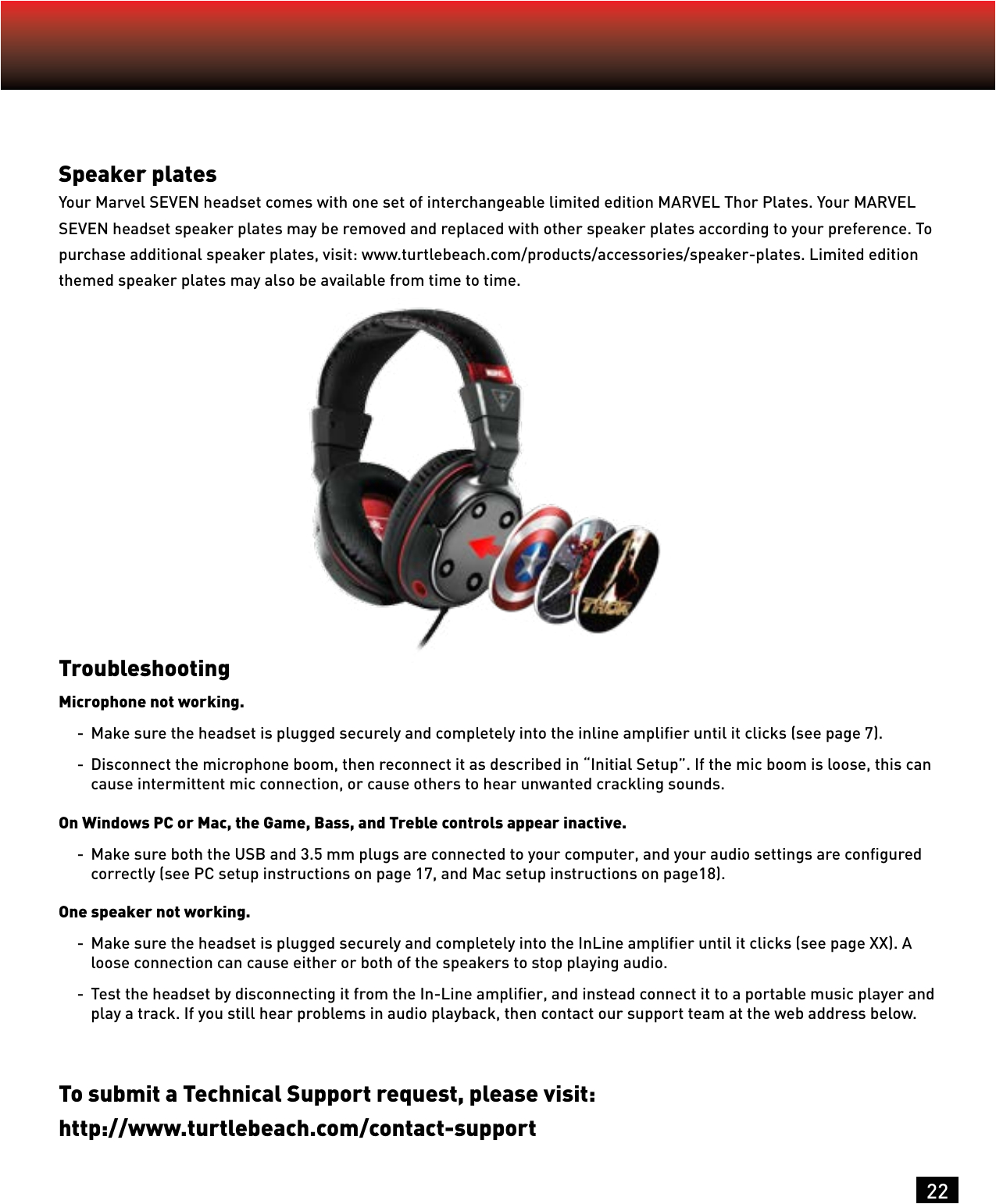Turtle Beach P11 Wiring Diagram Turtle Beach Marvel Seven Userguide Owner S Manual