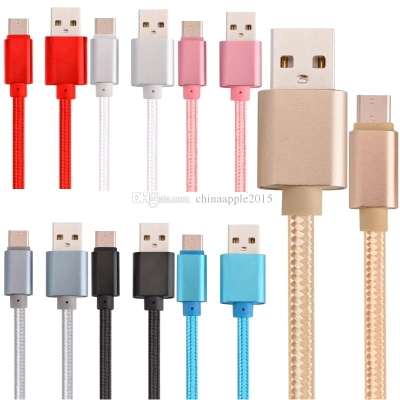 Usb Cable Wire Diagram Od 5 0 Strong Braided Alloy Type C Usb C Micro Fabric Usb Cable Data