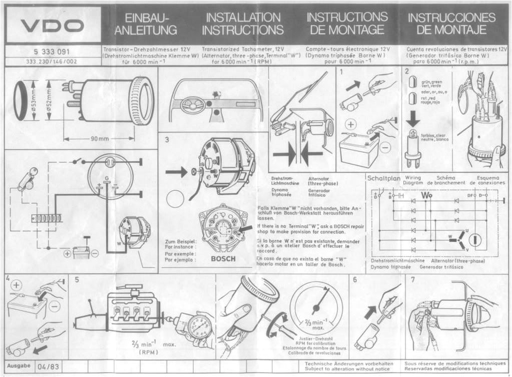 Vdo Diesel Tachometer Wiring Diagram Vdo Tach Wiring Plan Wiring Diagram Vdo Diesel Tachometer Wiring Diagram Vdo Tach Wiring Plan Wiring Diagram
