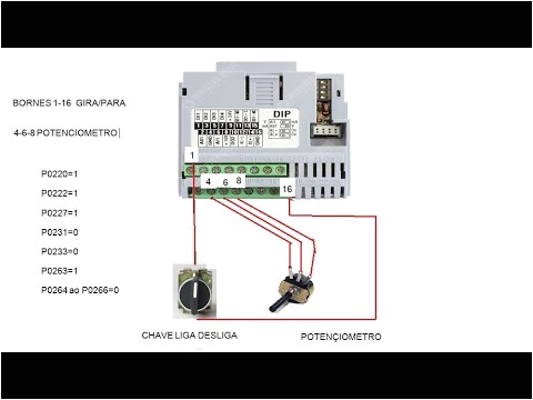 Weg Cfw500 Wiring Diagram Inversor Weg Cfw 500 Gira Para E Via Potencia Metro Youtube