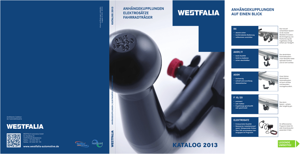 Westfalia towbar Wiring Diagram Des Kataloges Westfalia Manualzz Com Westfalia towbar Wiring Diagram Des Kataloges Westfalia Manualzz Com