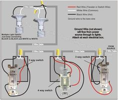 Wiring Diagram for 4 Way Switch 25 Best 4 Way Light Images In 2018 Electrical Wiring Electrical