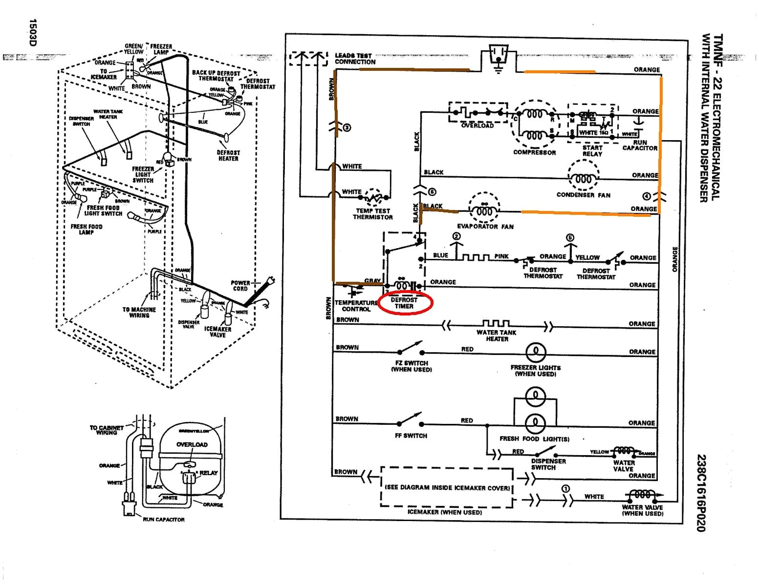 Wiring Diagram for Frigidaire Refrigerator Freezer Wiring Diagram Wiring Diagram Database