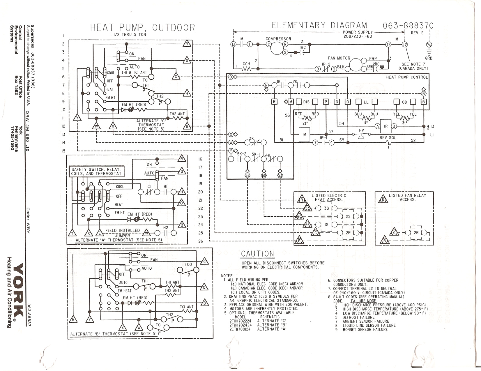 York Air Handler Wiring Diagram Heat York Diagram Pump 063 Wiring 84793c Online Manuual Of Wiring York Air Handler Wiring Diagram Heat York Diagram Pump 063 Wiring 84793c Online Manuual Of Wiring