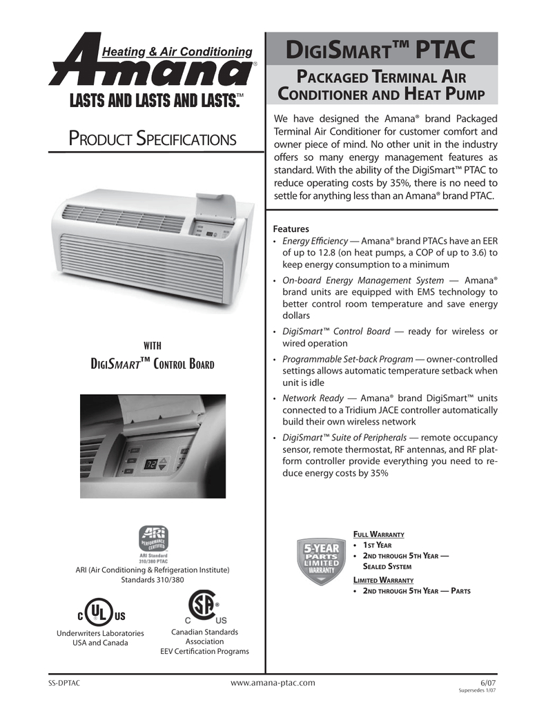 Amana Ptac Wiring Diagram Digismarta Ptac Manualzz Com