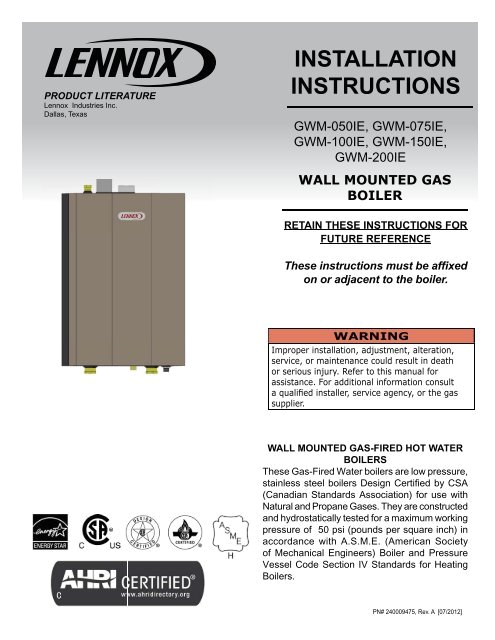 Boiler Emergency Shut Off Switch Wiring Diagram Gwm Ie Boiler Installation Manual Lennox Boiler Emergency Shut Off Switch Wiring Diagram Gwm Ie Boiler Installation Manual Lennox