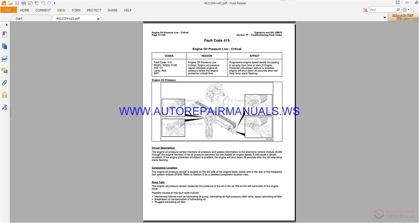 Cummins isx Ecm Wiring Diagram Cummins isx Service Manuals Auto Repair Manual forum