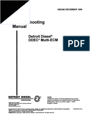 Detroit Series 60 Ecm Wiring Diagram Detroit Ddec Multi Ecm Troubleshooting Manual Pdf Machines Detroit Series 60 Ecm Wiring Diagram Detroit Ddec Multi Ecm Troubleshooting Manual Pdf Machines