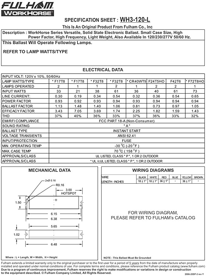 Fulham Wh2 120 C Wiring Diagram Wh3 120 L Wiring Diagram Wiring Diagram