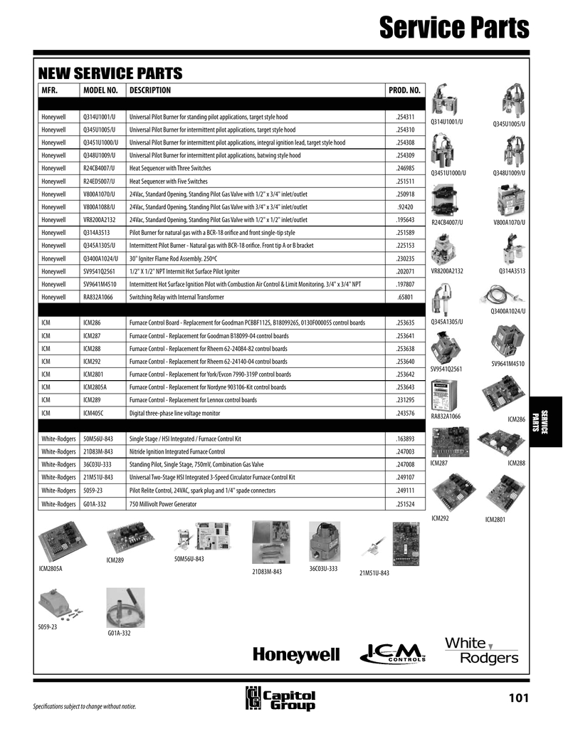 Honeywell Ra832a1066 Wiring Diagram Service Parts Capitol Group Inc Honeywell Ra832a1066 Wiring Diagram Service Parts Capitol Group Inc