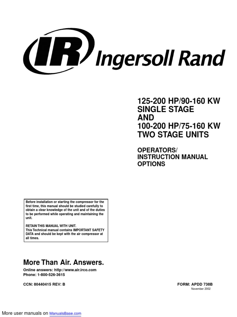 Ingersoll Rand Air Compressor Wiring Diagram Single Phase 125 200 Hp 90 160 Kw Valve Switch Ingersoll Rand Air Compressor Wiring Diagram Single Phase 125 200 Hp 90 160 Kw Valve Switch