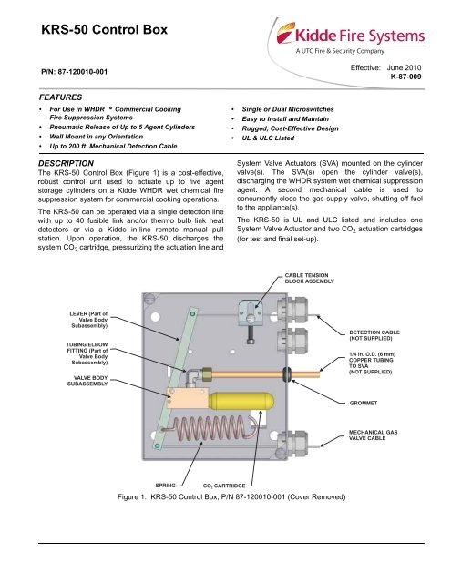 Kidde Fire Suppression System Wiring Diagram Krs 50 Control Box