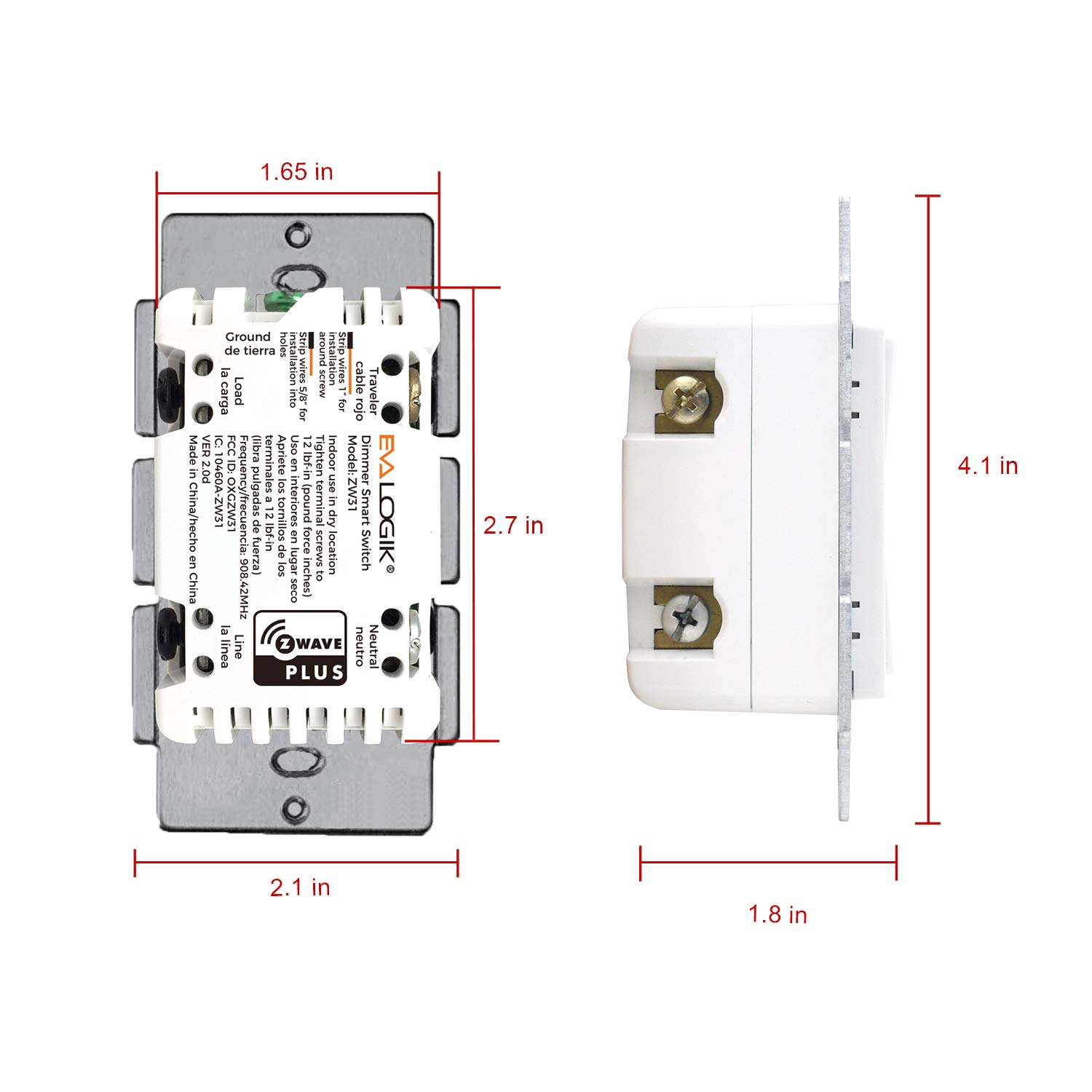 Leviton 3 Way Switch Wiring Diagram Decora Z Wave Plus Smart Dimmer Light Switch 3 Way Built In Z Wave Repeater Works with Existing Regular 3 Way Switch Zwave Hub Required Works with Leviton 3 Way Switch Wiring Diagram Decora Z Wave Plus Smart Dimmer Light Switch 3 Way Built In Z Wave Repeater Works with Existing Regular 3 Way Switch Zwave Hub Required Works with