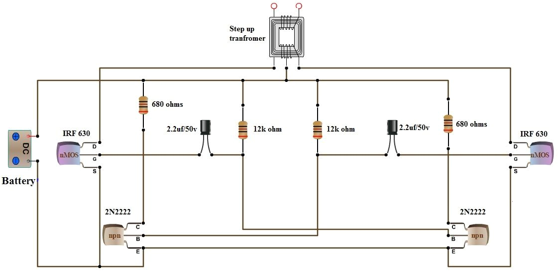 Lighting Inverter Wiring Diagram How to Make 12v Dc to 220v Ac Converter Inverter Circuit Lighting Inverter Wiring Diagram How to Make 12v Dc to 220v Ac Converter Inverter Circuit